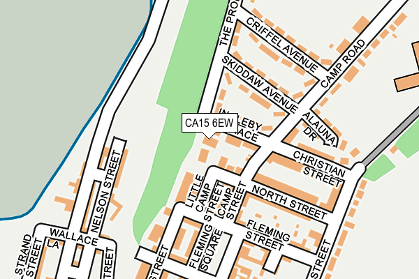 CA15 6EW map - OS OpenMap – Local (Ordnance Survey)