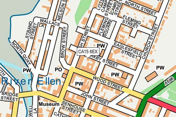 CA15 6EX map - OS OpenMap – Local (Ordnance Survey)