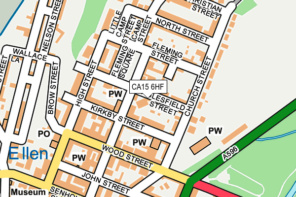 CA15 6HF map - OS OpenMap – Local (Ordnance Survey)