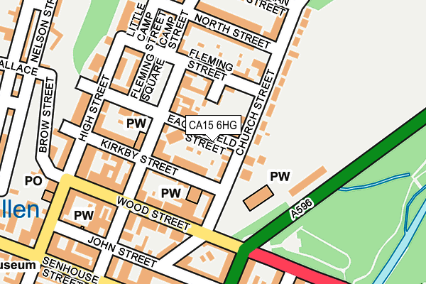 CA15 6HG map - OS OpenMap – Local (Ordnance Survey)