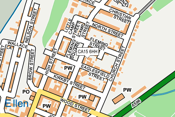 CA15 6HH map - OS OpenMap – Local (Ordnance Survey)
