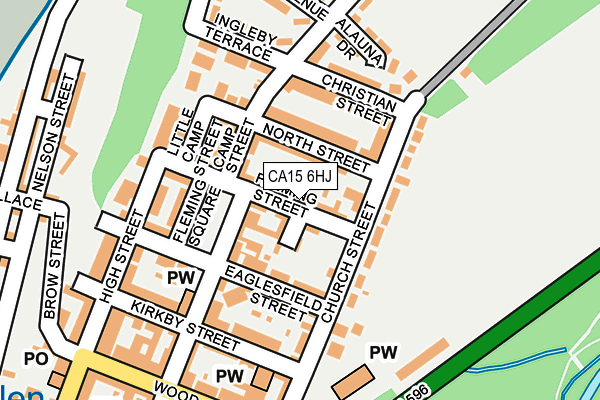 CA15 6HJ map - OS OpenMap – Local (Ordnance Survey)