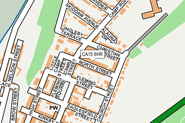 CA15 6HR map - OS OpenMap – Local (Ordnance Survey)