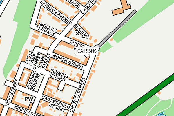 CA15 6HS map - OS OpenMap – Local (Ordnance Survey)