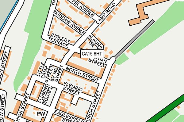 CA15 6HT map - OS OpenMap – Local (Ordnance Survey)