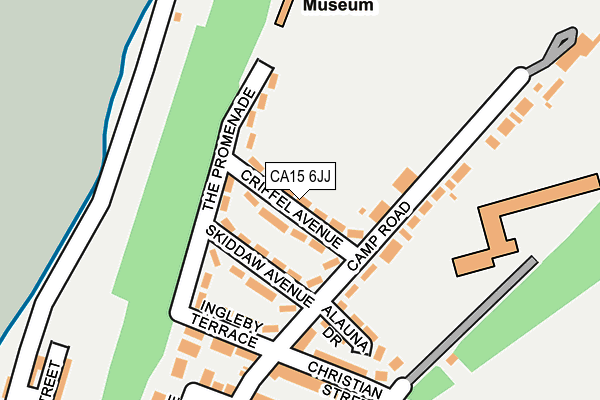 CA15 6JJ map - OS OpenMap – Local (Ordnance Survey)
