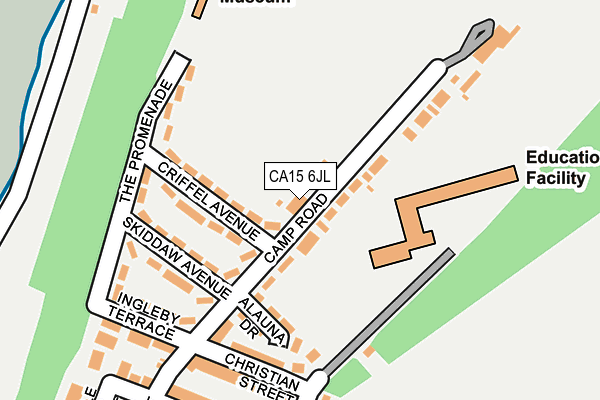 Map of LITTLE LAKES CUMBRIA LTD at local scale