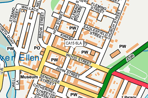 CA15 6LA map - OS OpenMap – Local (Ordnance Survey)