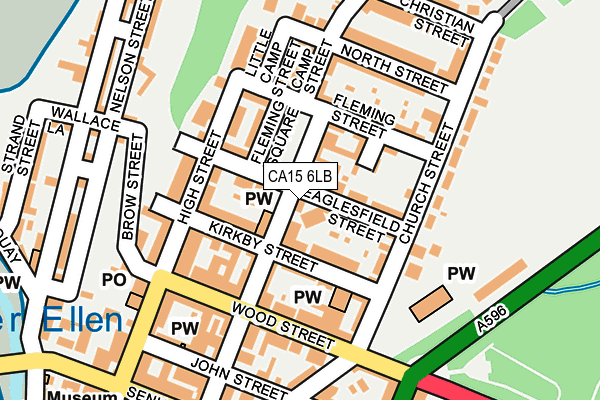 CA15 6LB map - OS OpenMap – Local (Ordnance Survey)