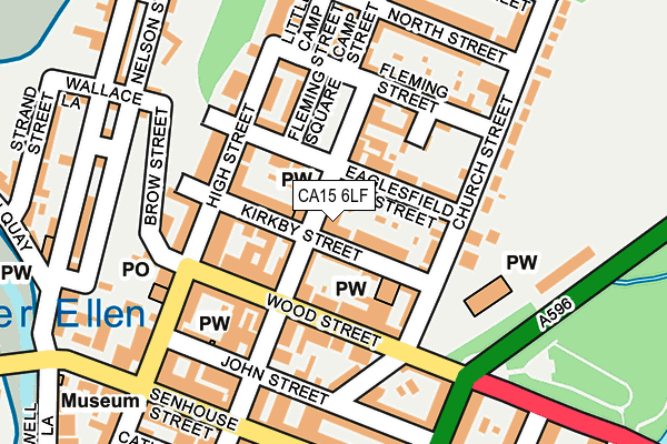 CA15 6LF map - OS OpenMap – Local (Ordnance Survey)