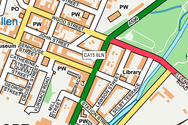 CA15 6LN map - OS OpenMap – Local (Ordnance Survey)
