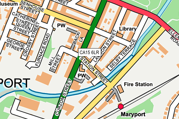 CA15 6LR map - OS OpenMap – Local (Ordnance Survey)