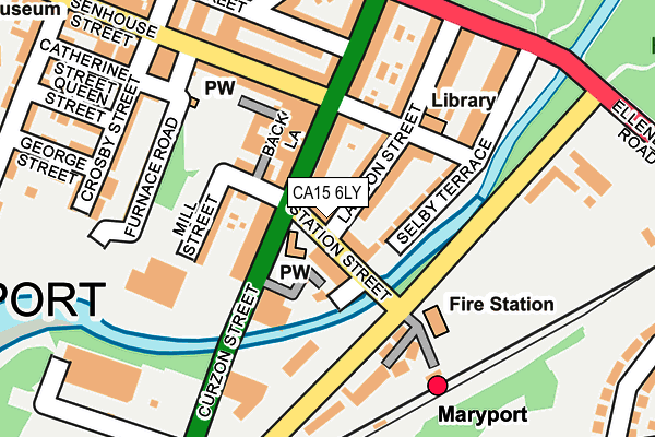 CA15 6LY map - OS OpenMap – Local (Ordnance Survey)