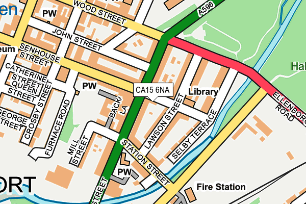 CA15 6NA map - OS OpenMap – Local (Ordnance Survey)
