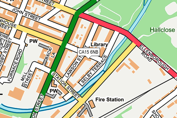 CA15 6NB map - OS OpenMap – Local (Ordnance Survey)