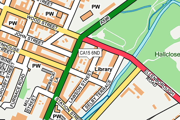 Map of TILECRAFT (CUMBRIA) LIMITED at local scale
