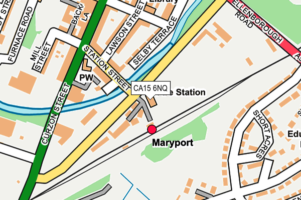 CA15 6NQ map - OS OpenMap – Local (Ordnance Survey)