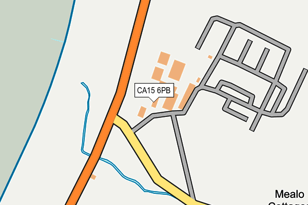 CA15 6PB map - OS OpenMap – Local (Ordnance Survey)