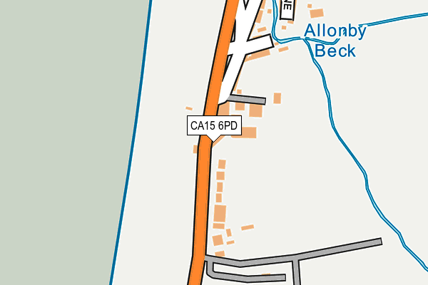 CA15 6PD map - OS OpenMap – Local (Ordnance Survey)