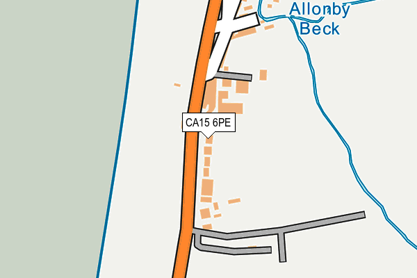 CA15 6PE map - OS OpenMap – Local (Ordnance Survey)