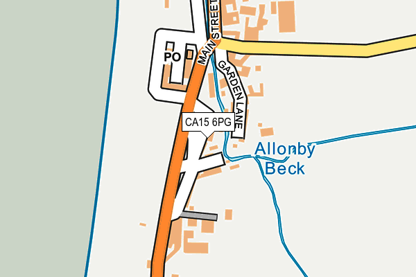 CA15 6PG map - OS OpenMap – Local (Ordnance Survey)