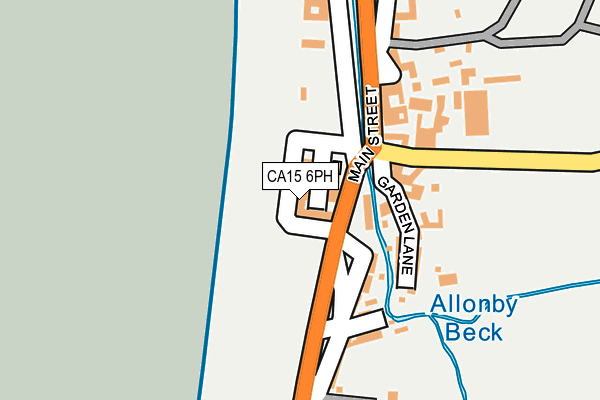 CA15 6PH map - OS OpenMap – Local (Ordnance Survey)