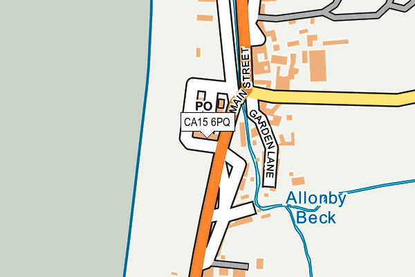 CA15 6PQ map - OS OpenMap – Local (Ordnance Survey)