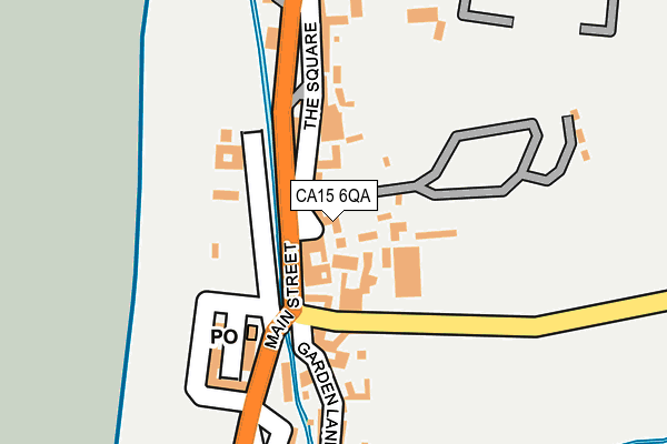 CA15 6QA map - OS OpenMap – Local (Ordnance Survey)