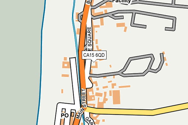 CA15 6QD map - OS OpenMap – Local (Ordnance Survey)