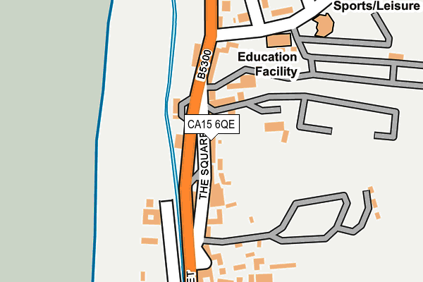 CA15 6QE map - OS OpenMap – Local (Ordnance Survey)