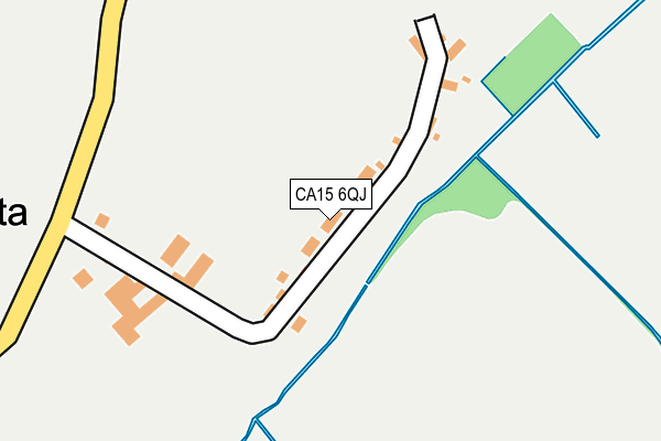 CA15 6QJ map - OS OpenMap – Local (Ordnance Survey)