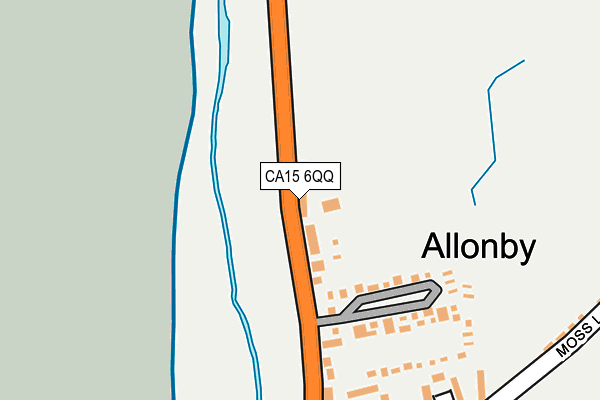 CA15 6QQ map - OS OpenMap – Local (Ordnance Survey)