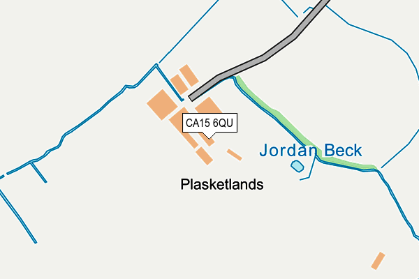CA15 6QU map - OS OpenMap – Local (Ordnance Survey)