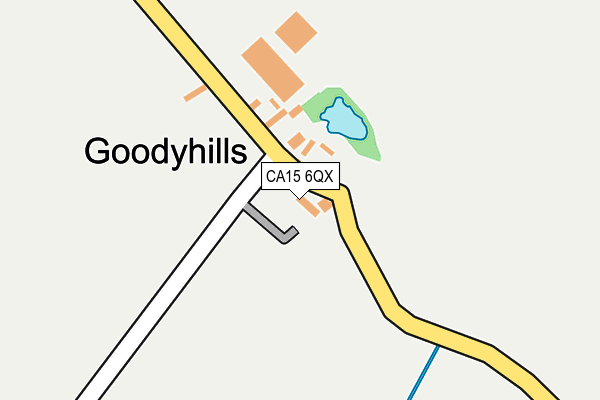 CA15 6QX map - OS OpenMap – Local (Ordnance Survey)