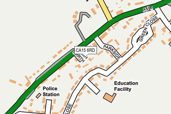 CA15 6RD map - OS OpenMap – Local (Ordnance Survey)