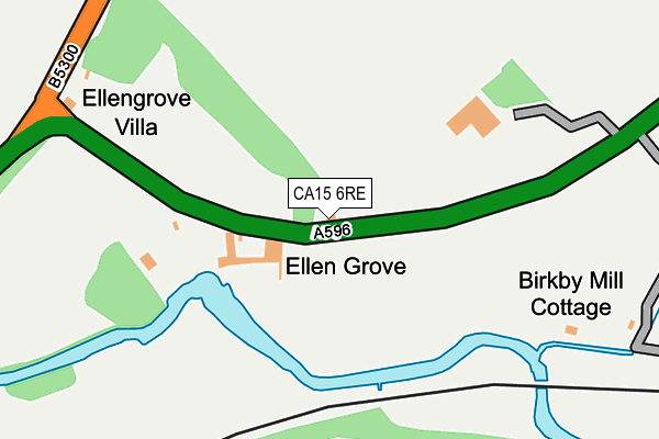 CA15 6RE map - OS OpenMap – Local (Ordnance Survey)