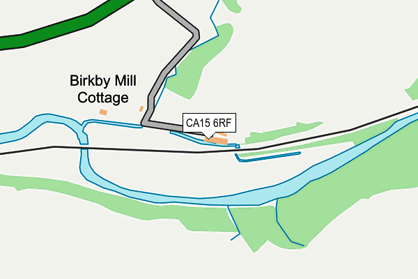 CA15 6RF map - OS OpenMap – Local (Ordnance Survey)