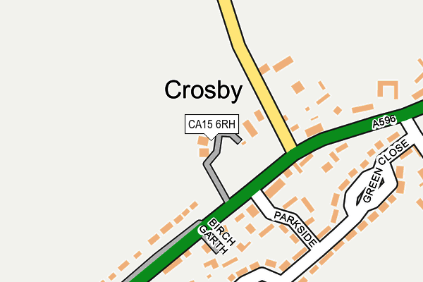 CA15 6RH map - OS OpenMap – Local (Ordnance Survey)