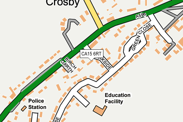 CA15 6RT map - OS OpenMap – Local (Ordnance Survey)