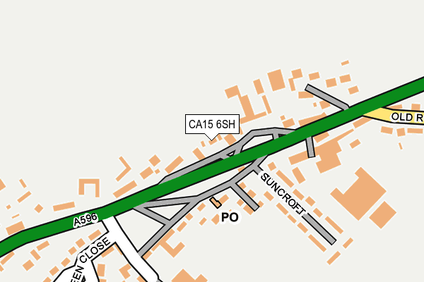CA15 6SH map - OS OpenMap – Local (Ordnance Survey)