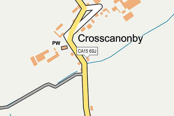 CA15 6SJ map - OS OpenMap – Local (Ordnance Survey)