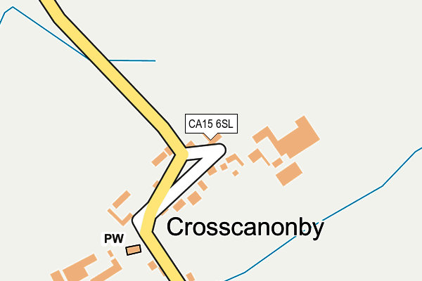 CA15 6SL map - OS OpenMap – Local (Ordnance Survey)