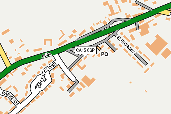 CA15 6SP map - OS OpenMap – Local (Ordnance Survey)