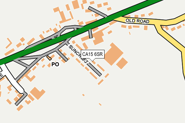 CA15 6SR map - OS OpenMap – Local (Ordnance Survey)