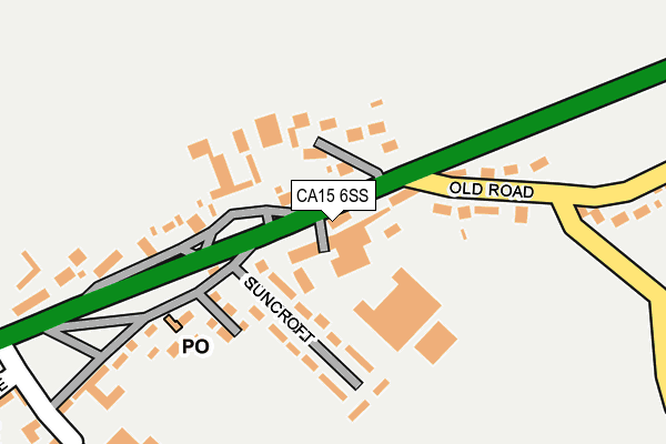 CA15 6SS map - OS OpenMap – Local (Ordnance Survey)