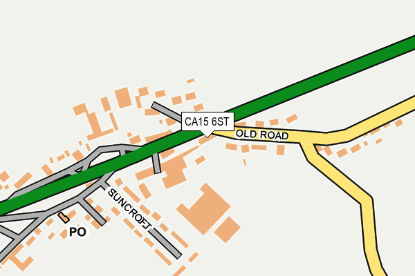 CA15 6ST map - OS OpenMap – Local (Ordnance Survey)