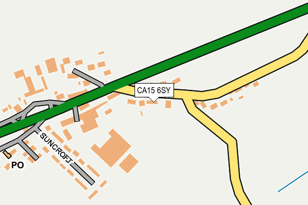 CA15 6SY map - OS OpenMap – Local (Ordnance Survey)