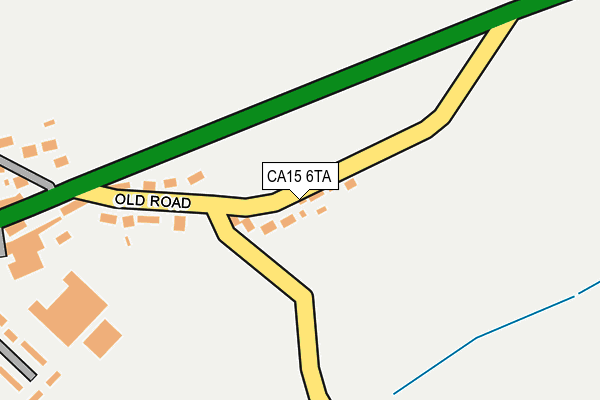 CA15 6TA map - OS OpenMap – Local (Ordnance Survey)