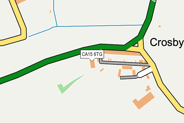 CA15 6TG map - OS OpenMap – Local (Ordnance Survey)