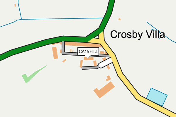 CA15 6TJ map - OS OpenMap – Local (Ordnance Survey)